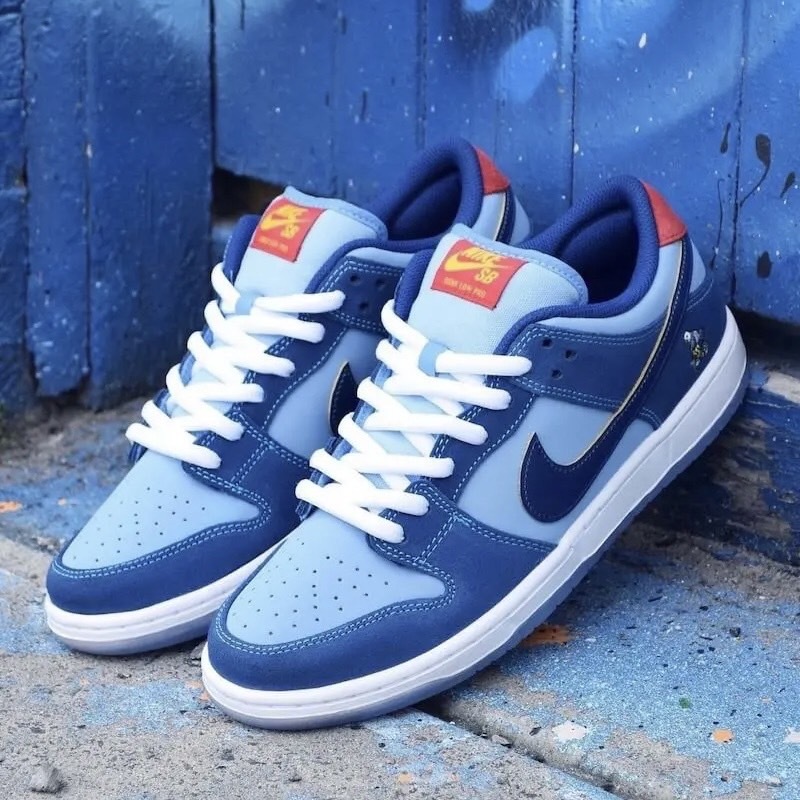 Nike SB Dunk Low x Why So Sad 聯名 海軍藍 刺繡鴿子 DX5549-400