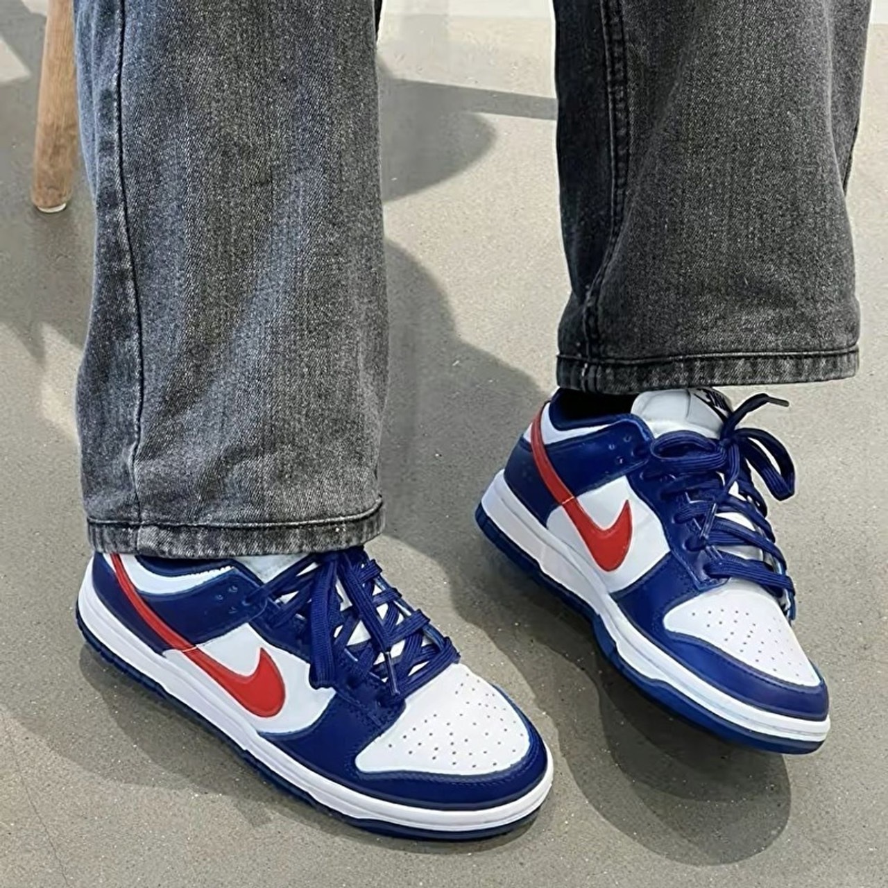 Nike Dunk Low USA 美國配色 哆啦a夢 白藍紅 大學紅 女鞋 DD1503-119