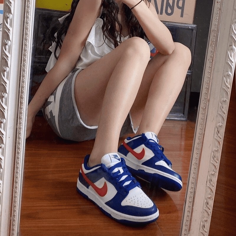 Nike Dunk Low USA 美國配色 哆啦a夢 白藍紅 大學紅 女鞋 DD1503-119