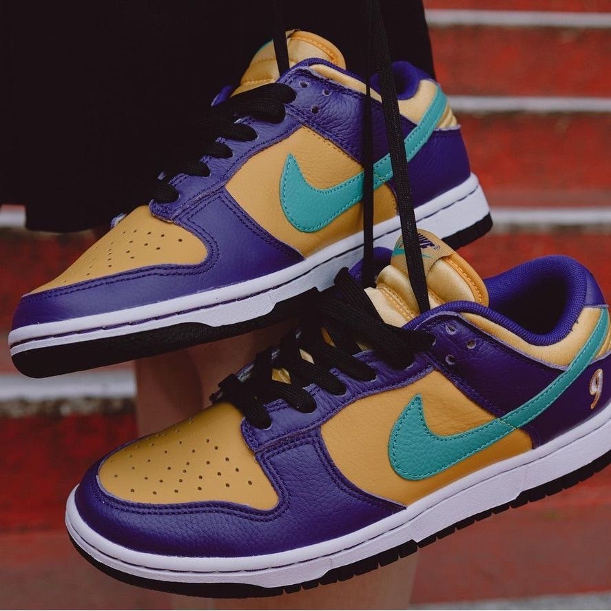 Nike Dunk Low LX Lisa Leslie 紫黃 紫金 洛杉磯湖人 女鞋 DO9581-500