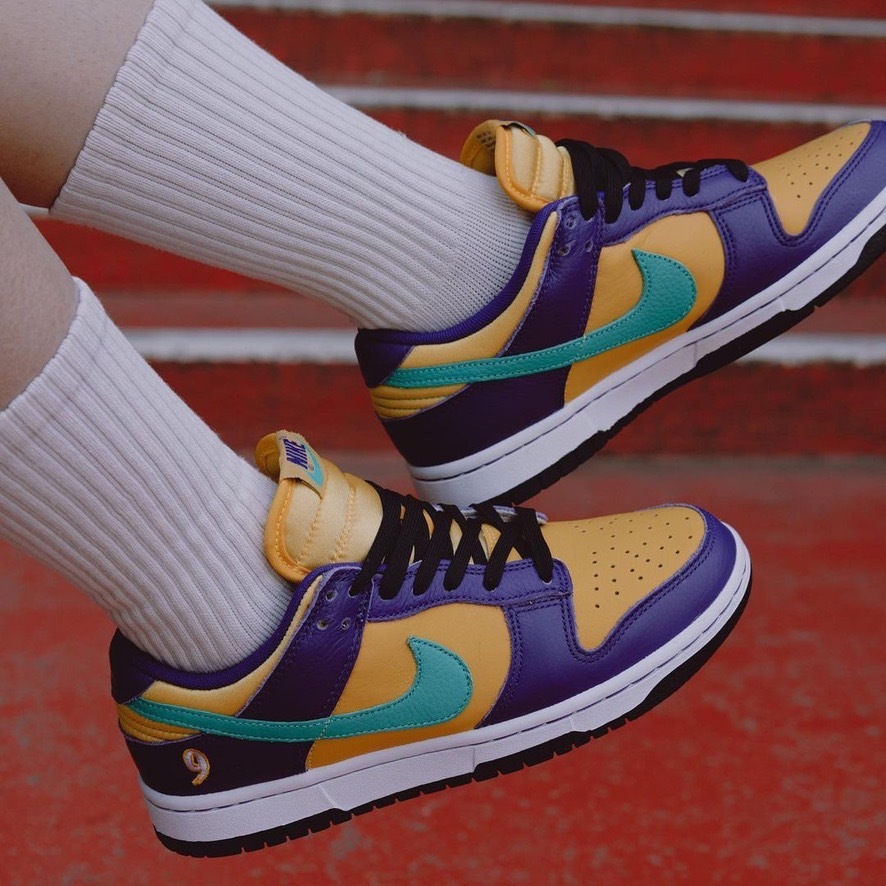 Nike Dunk Low LX Lisa Leslie 紫黃 紫金 洛杉磯湖人 女鞋 DO9581-500