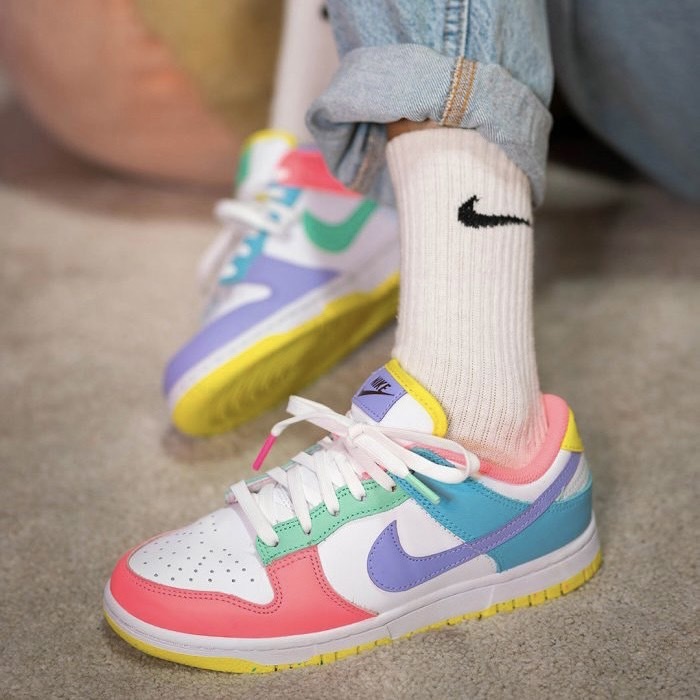 Nike Dunk Low SE "Easter Candy" 粉白藍 彩蛋糖果 女鞋 DD1872-100