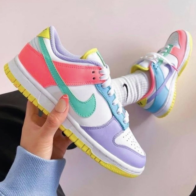 Nike Dunk Low SE "Easter Candy" 粉白藍 彩蛋糖果 女鞋 DD1872-100