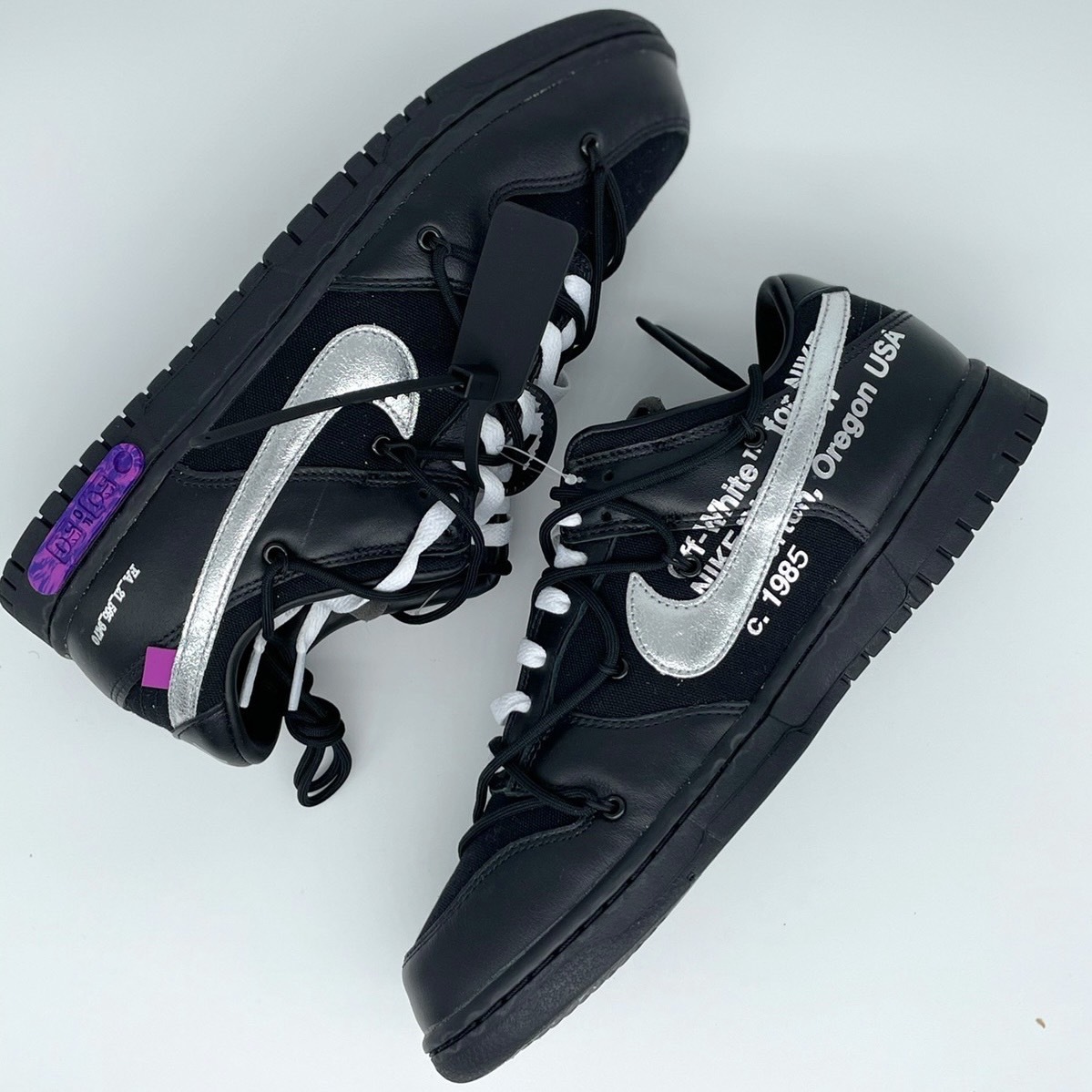 Nike Dunk Low x OFF-White "The 50" NO.50聯名 黑銀DM1602-001