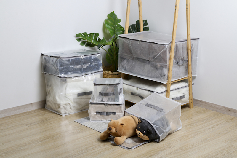 折疊式透明收納袋/30x25x36cm