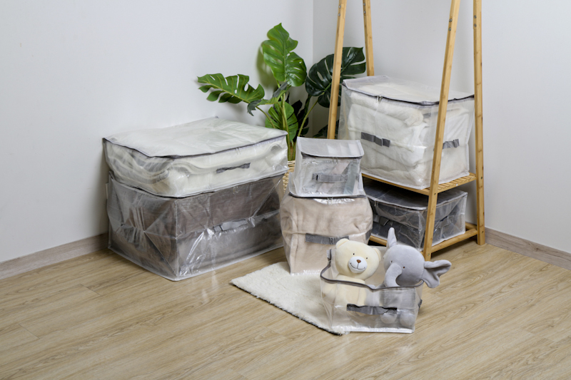 折疊式透明收納袋/50x30x18cm