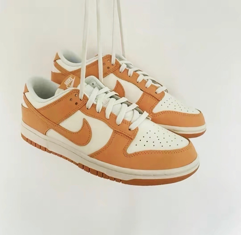 Nike Dunk Low Harvest Moon奶茶色 橙白 淺橘 焦糖柑橘 女鞋 DD1503-114