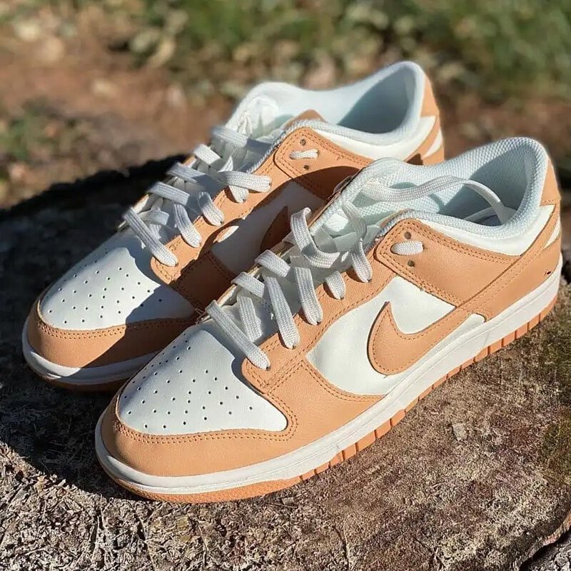 Nike Dunk Low Harvest Moon奶茶色 橙白 淺橘 焦糖柑橘 女鞋 DD1503-114