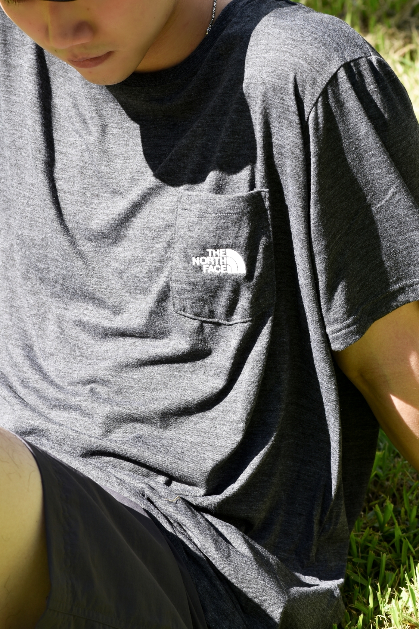 ☆ETW☆【EASY TO WEAR】The North Face Short-Sleeve Simple Logo Tri-Blend T 北臉 短T