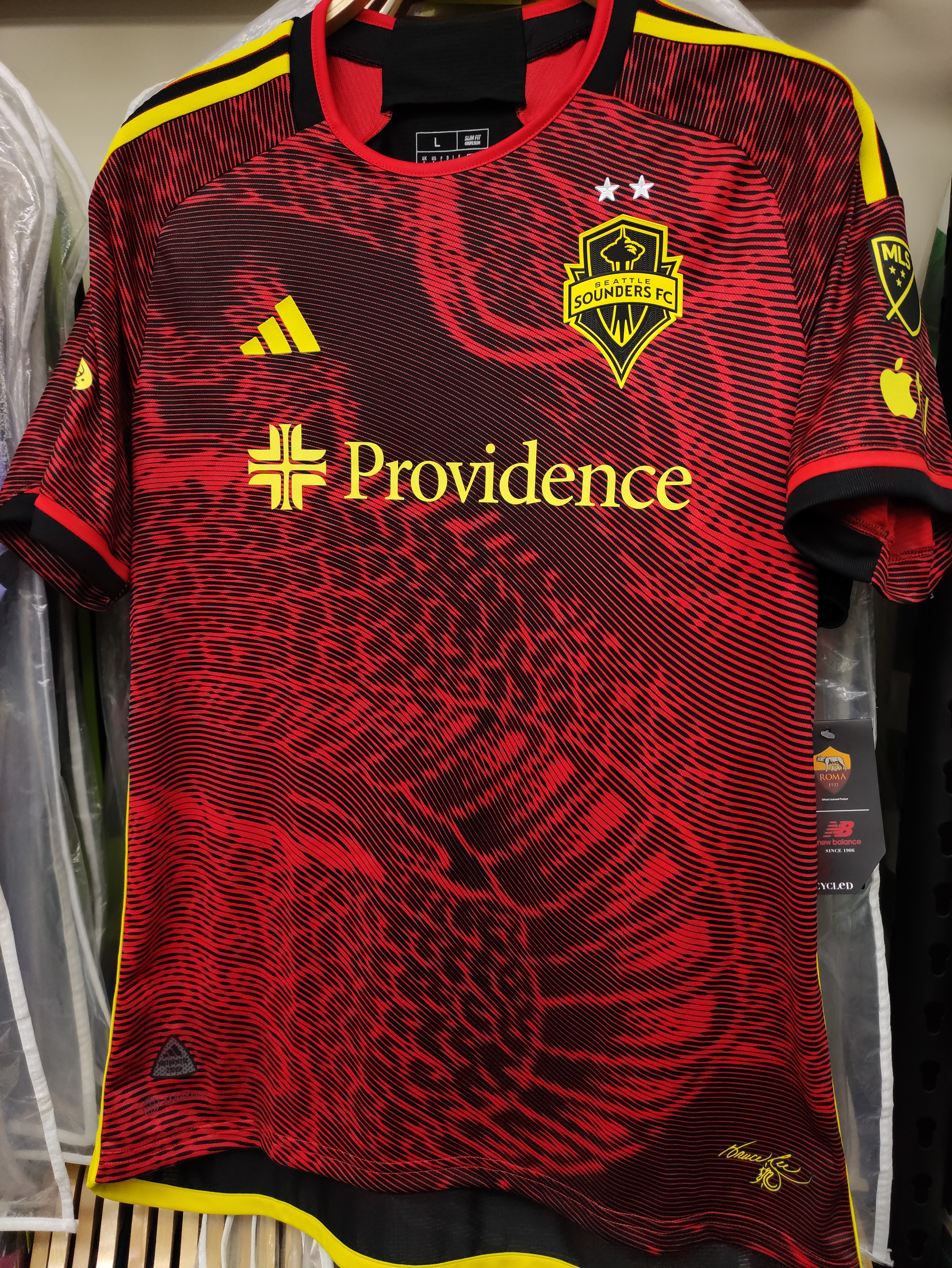 2023西雅圖海灣者李小龍紀念版球員版球衣