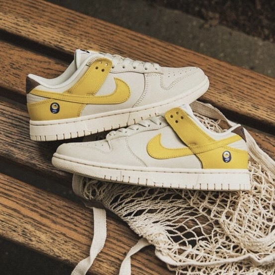 Nike Dunk Low "BANANA" 水果系列 香蕉牛奶 咖黃白 米黃色 女鞋 DR5487-100