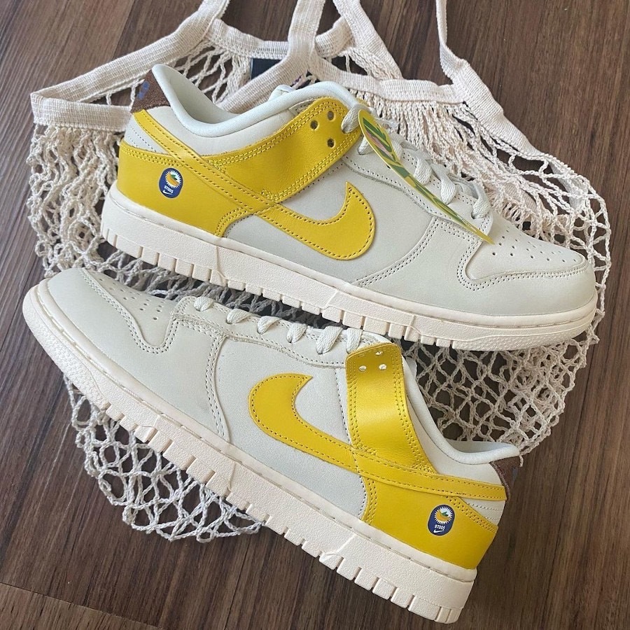 Nike Dunk Low "BANANA" 水果系列 香蕉牛奶 咖黃白 米黃色 女鞋 DR5487-100