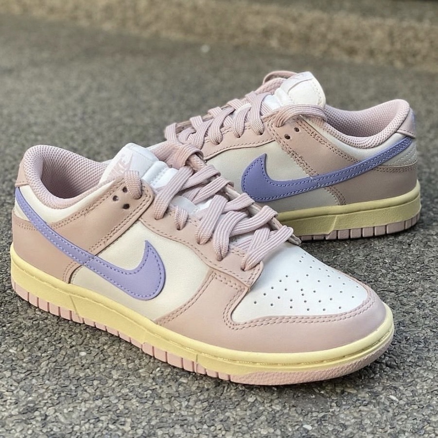 Νike Dunk Low "Pink Oxford" 粉紫 米黃奶油底 玲娜貝爾 女鞋 DD1503-601