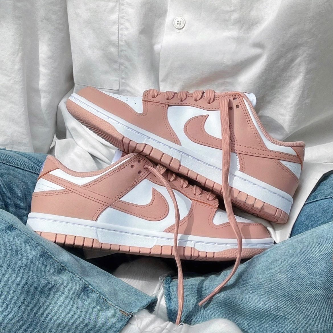 <快速出貨>Nike Dunk Low Rose Whisper 乾燥玫瑰粉 煙燻粉 白粉 DD1503-118