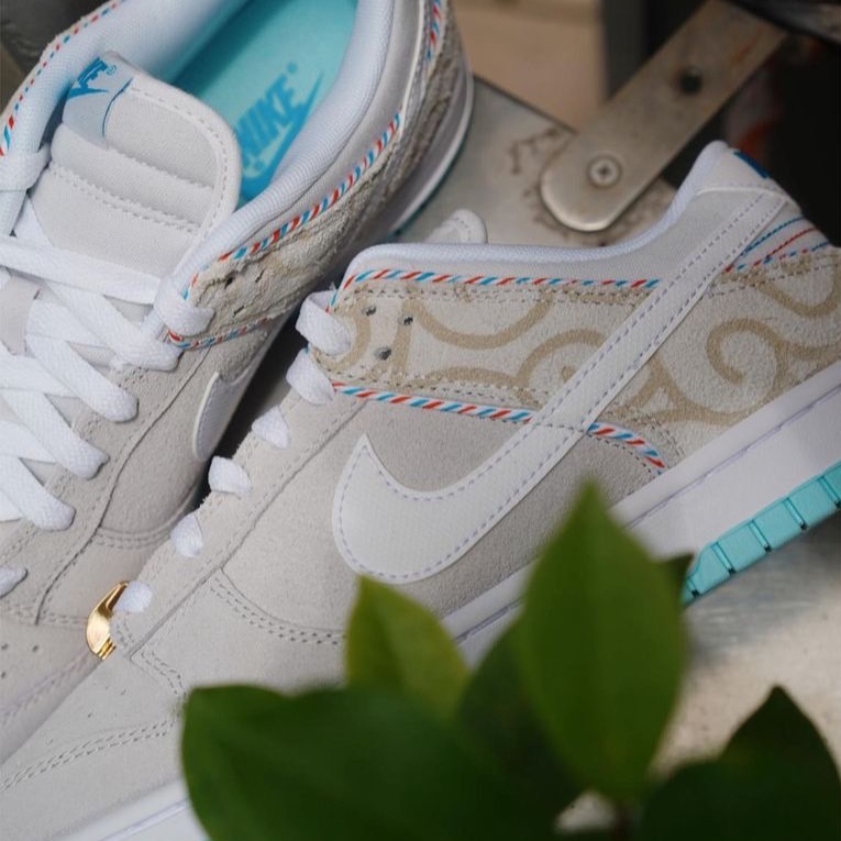 Nike Dunk Low SE Barber Shop 藍灰棕 龍抬頭 理髮店 男鞋 DH7614-500