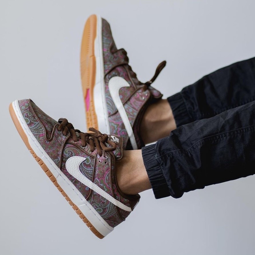 Nike SB Dunk Low BROWN PAISLEY 棕白 腰果花變形蟲 撕斯樂 DH7534-200