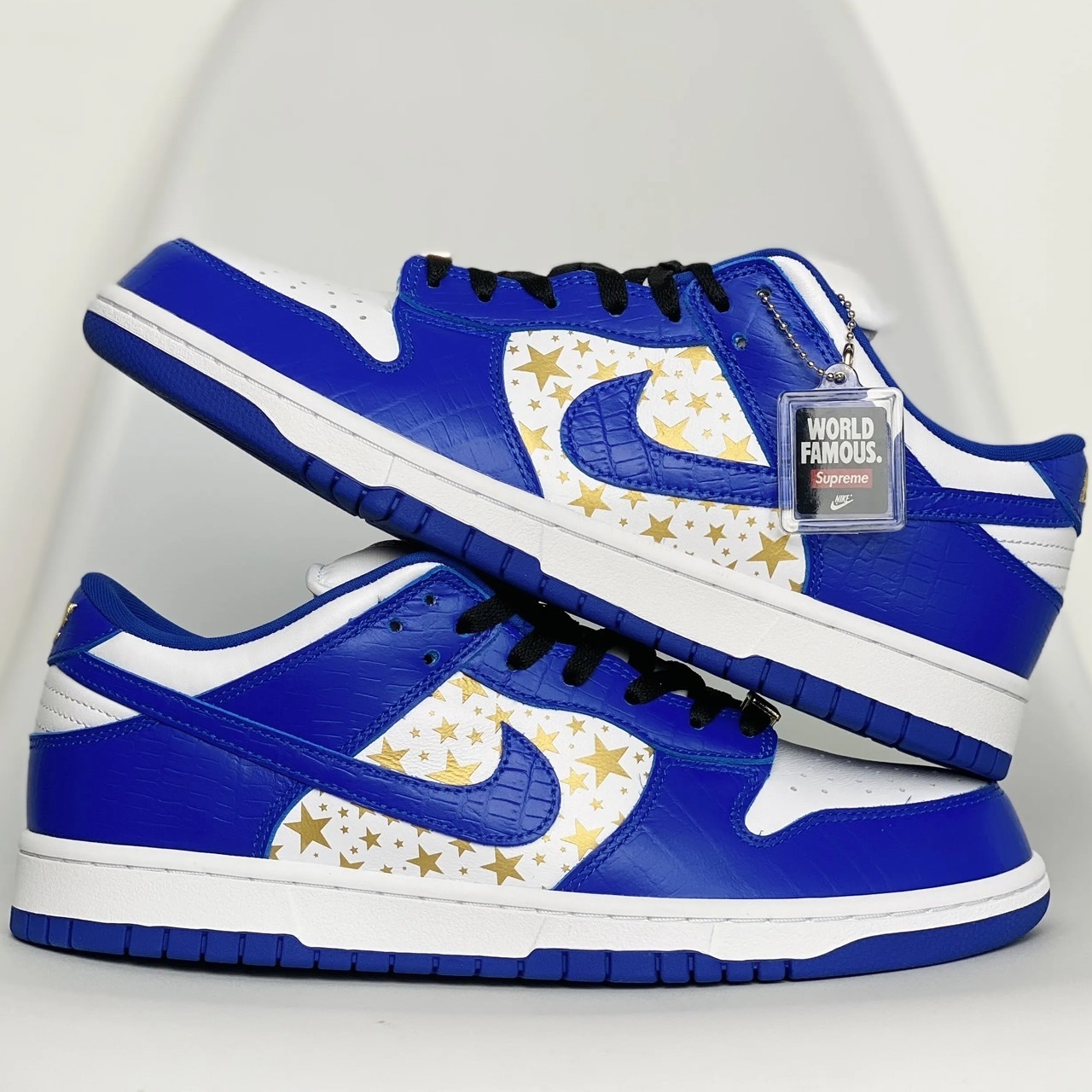 Nike SB Dunk Low x Supreme 聯名 白金藍 藍白 星星 滿天星 DH3228-100