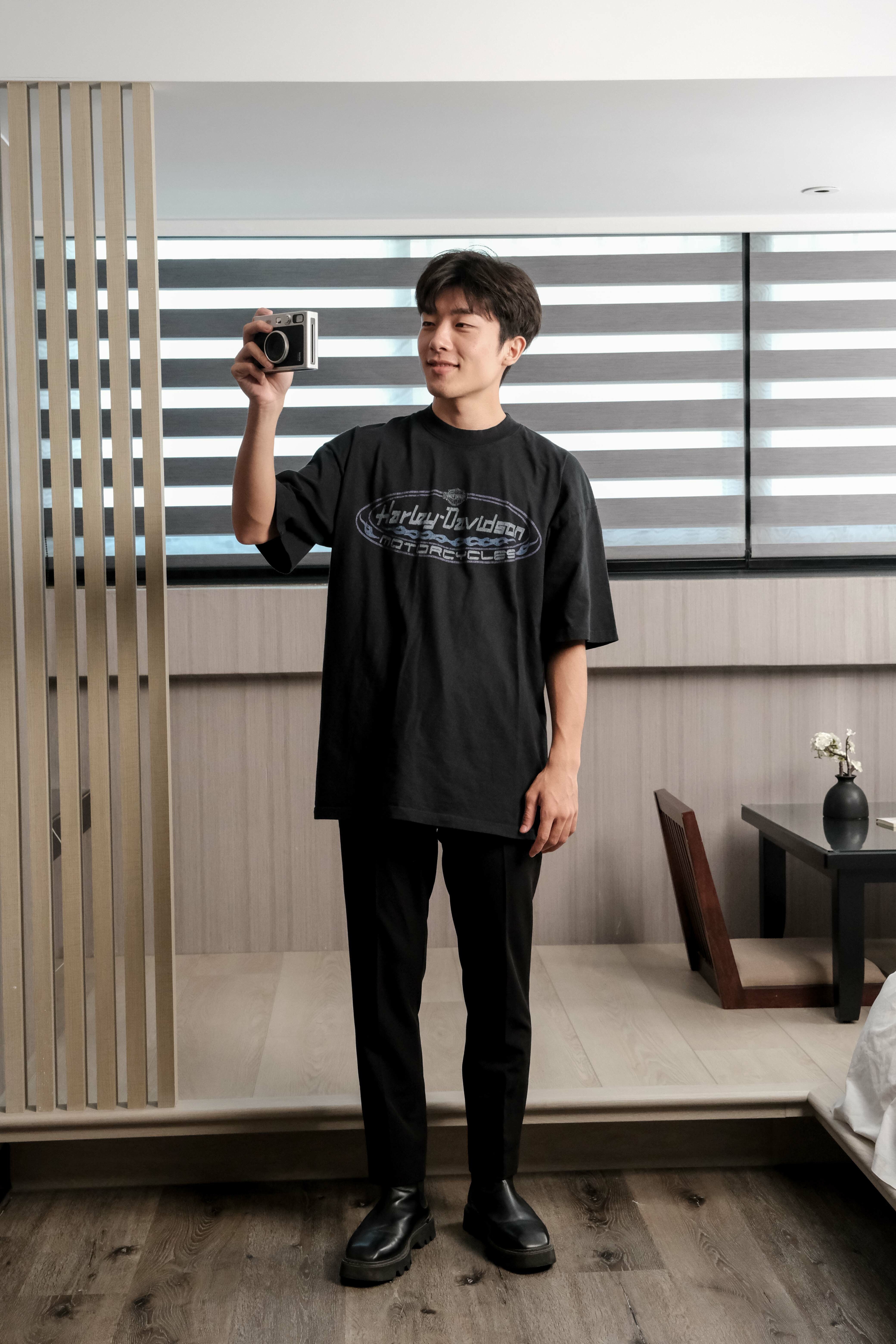 SIMON MADE BC-007 定番 修身 九分 西裝褲