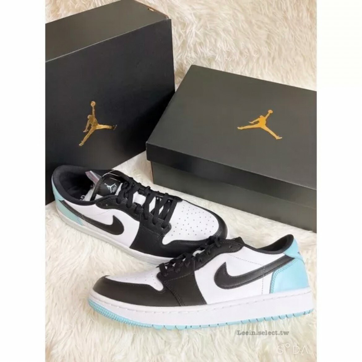Nike Air Jordan 1 Low Golf Copa 黑白 薄荷藍 高爾夫 DD9315-114