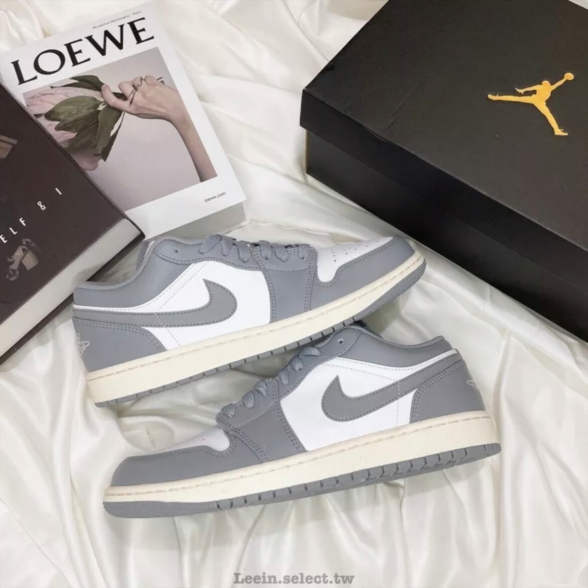 Nike Air Jordan 1 Low Vintage Grey 灰白小Dior 男鞋553558-053