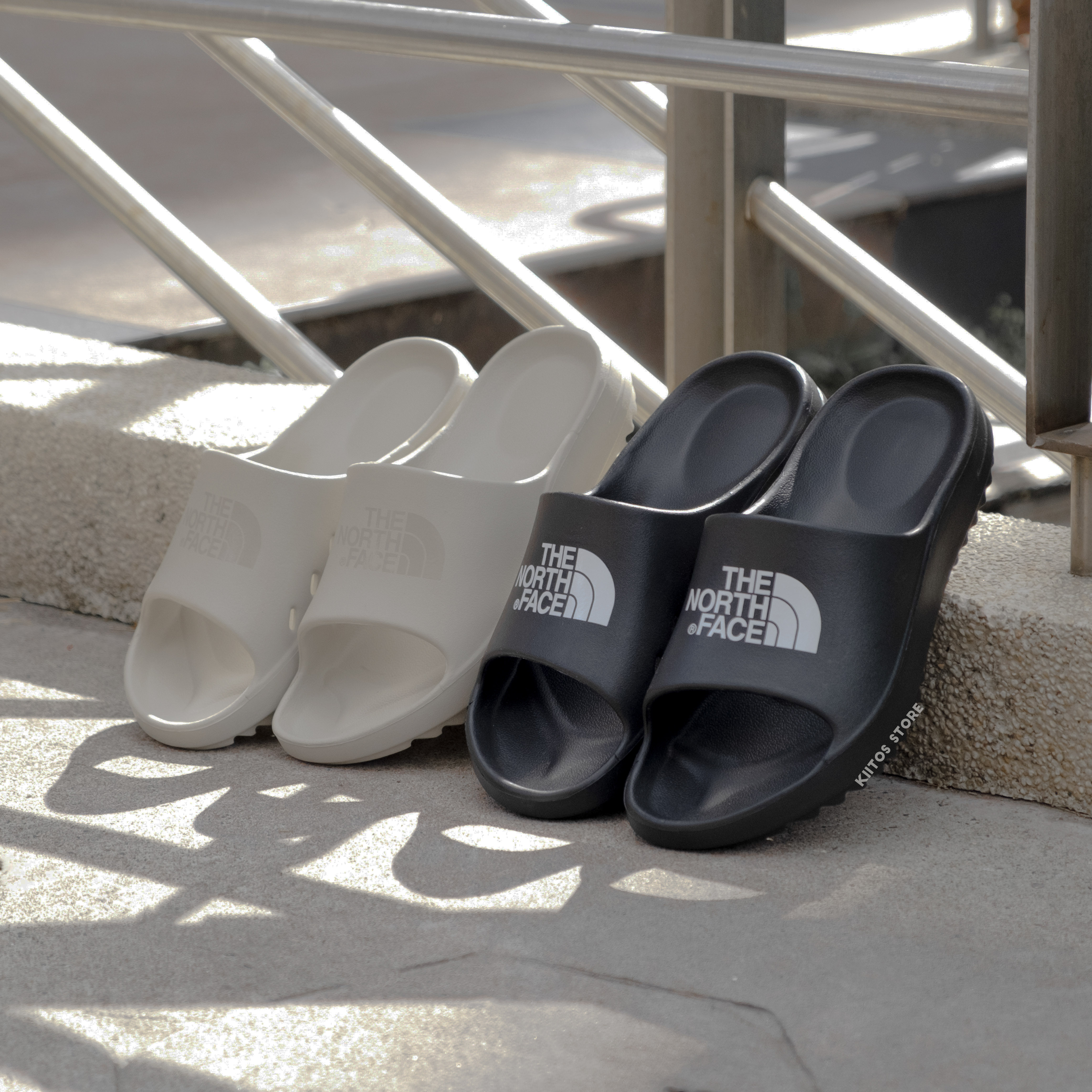 現貨 THE NORTH FACE  SLIDE 黑 沙 夏日大作戰 北臉 防水 拖鞋