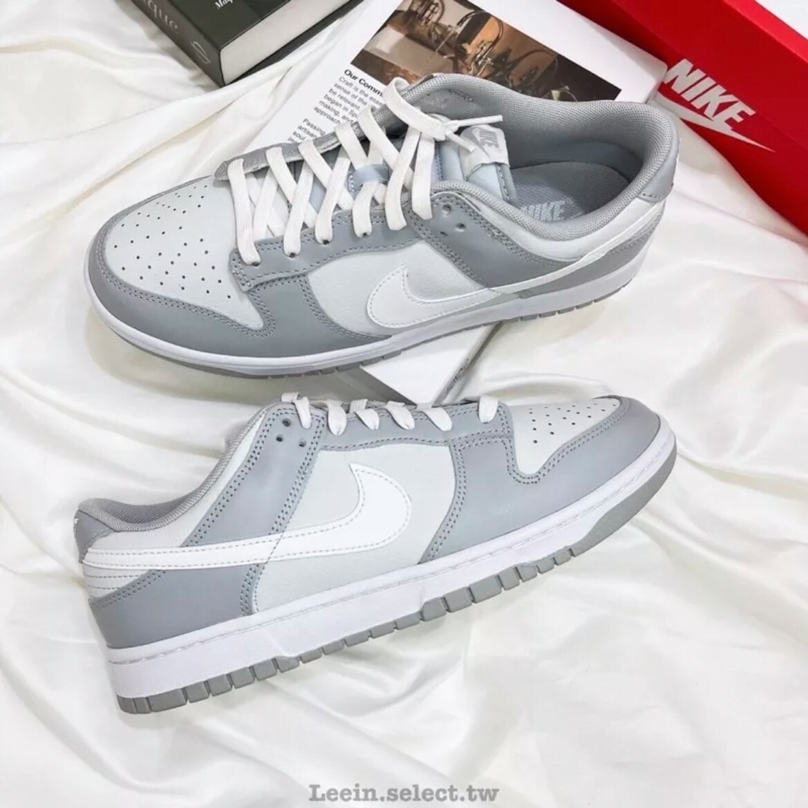 Nike Dunk Low Grey White 酷灰 反轉灰白 北極熊配色 低筒男女鞋