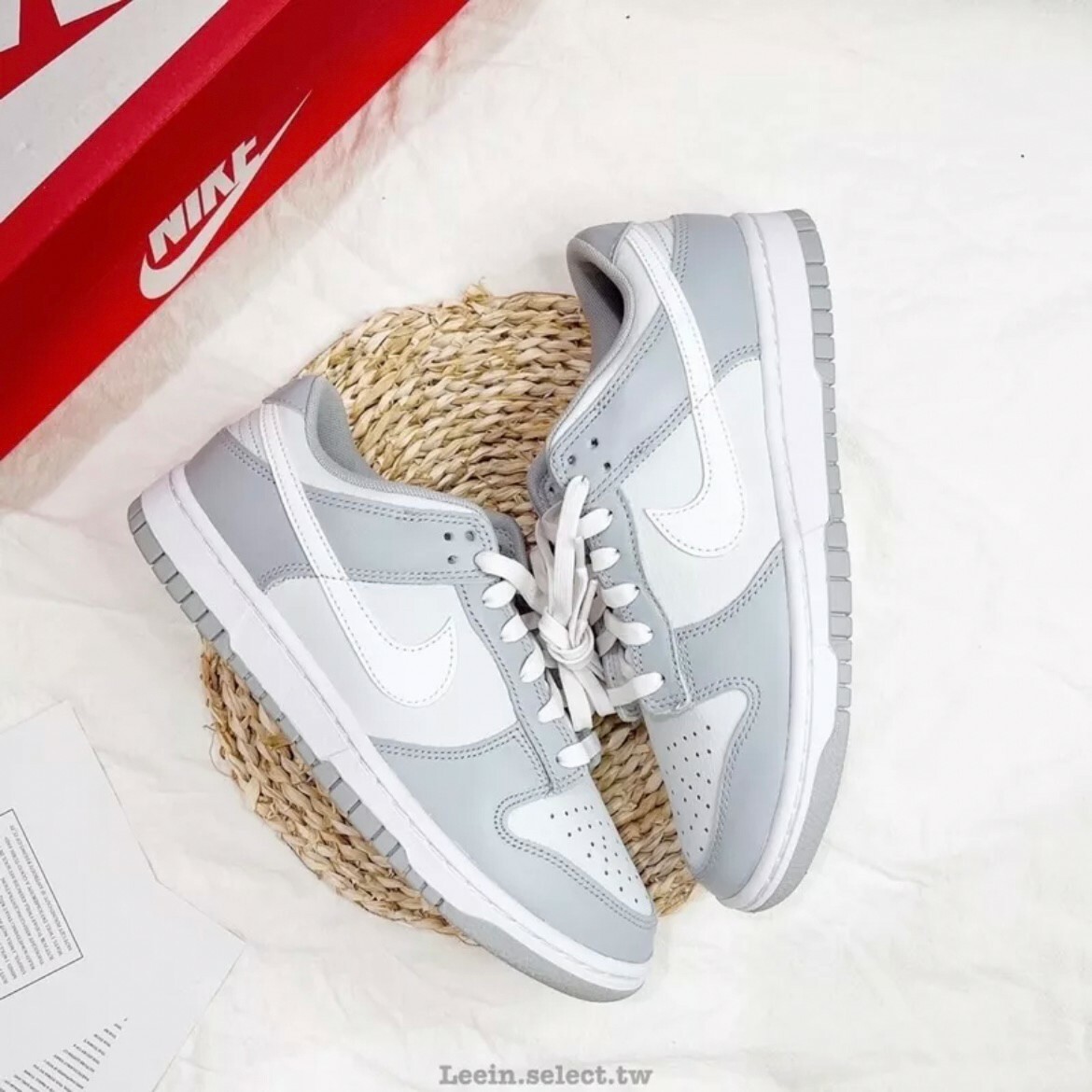 Nike Dunk Low Grey White 酷灰 反轉灰白 北極熊配色 低筒男女鞋