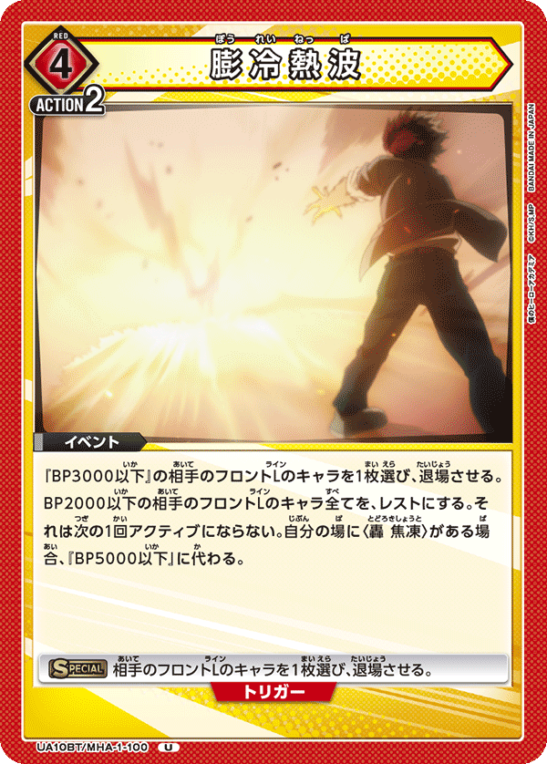 UA10BT/MHA-1-100 膨冷熱波