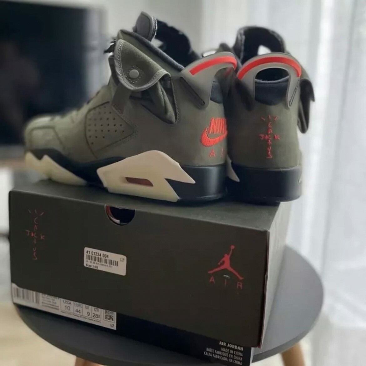 Nike Air Jordan 6 x Travis Scott 聯名 橄欖軍綠 AJ6 CN1084-200