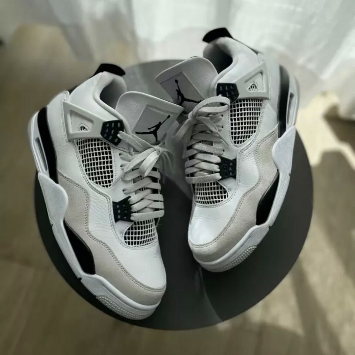Nike Air Jordan 4 White and Black 熊貓 白水泥 AJ4 DH6927-111