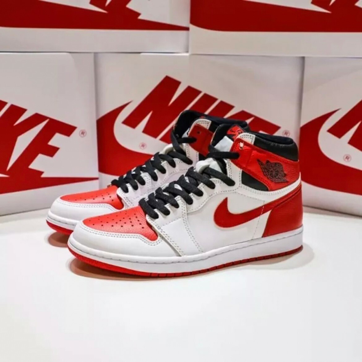 Nike Air Jordan 1 Retro High OG 高筒 白紅黑 AJ1 555088-161