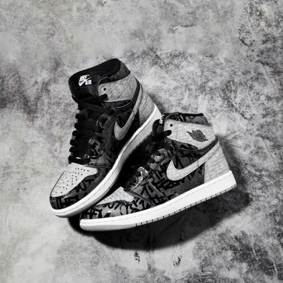 Nike Air Jordan 1 High OG Rebellionaire 黑灰影子 555088-036