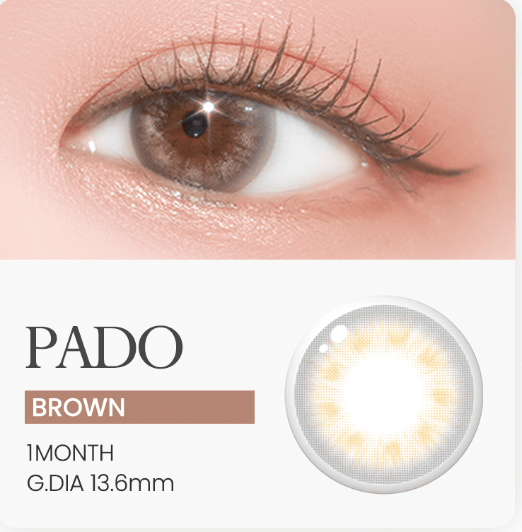 [月拋] DooNoon PADO 1 Month Black 月拋彩妝隱形眼鏡｜每盒2片