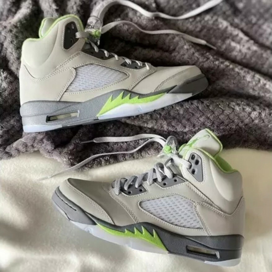 Nike Air Jordan 5 Retro Green Bean 綠豆 灰綠 男鞋 DM9014-003