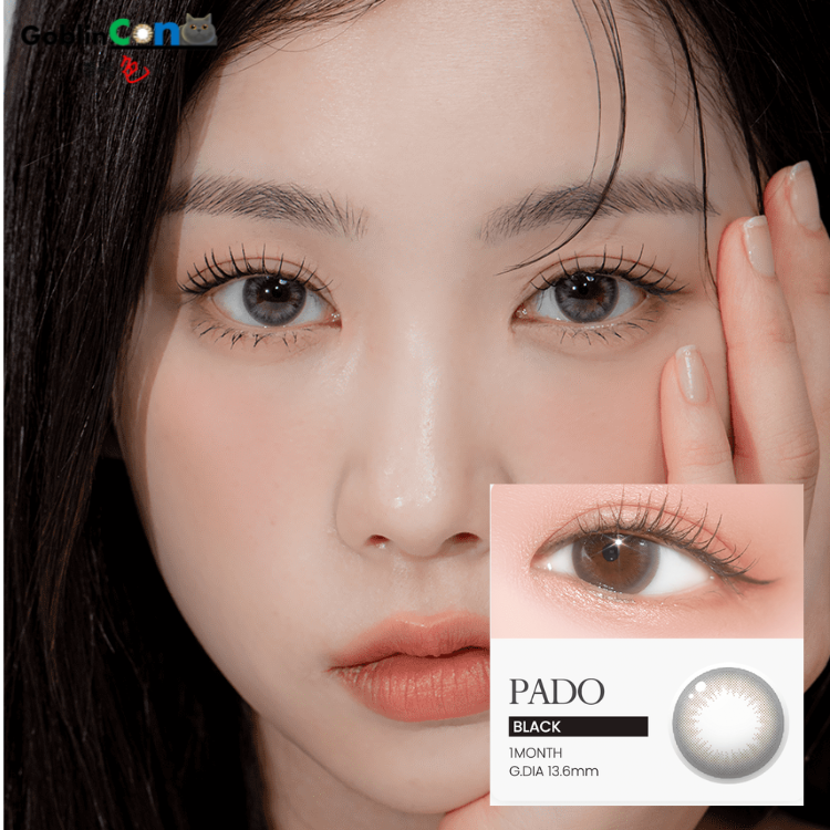 [月拋] DooNoon PADO 1 Month Black 月拋彩妝隱形眼鏡｜每盒2片