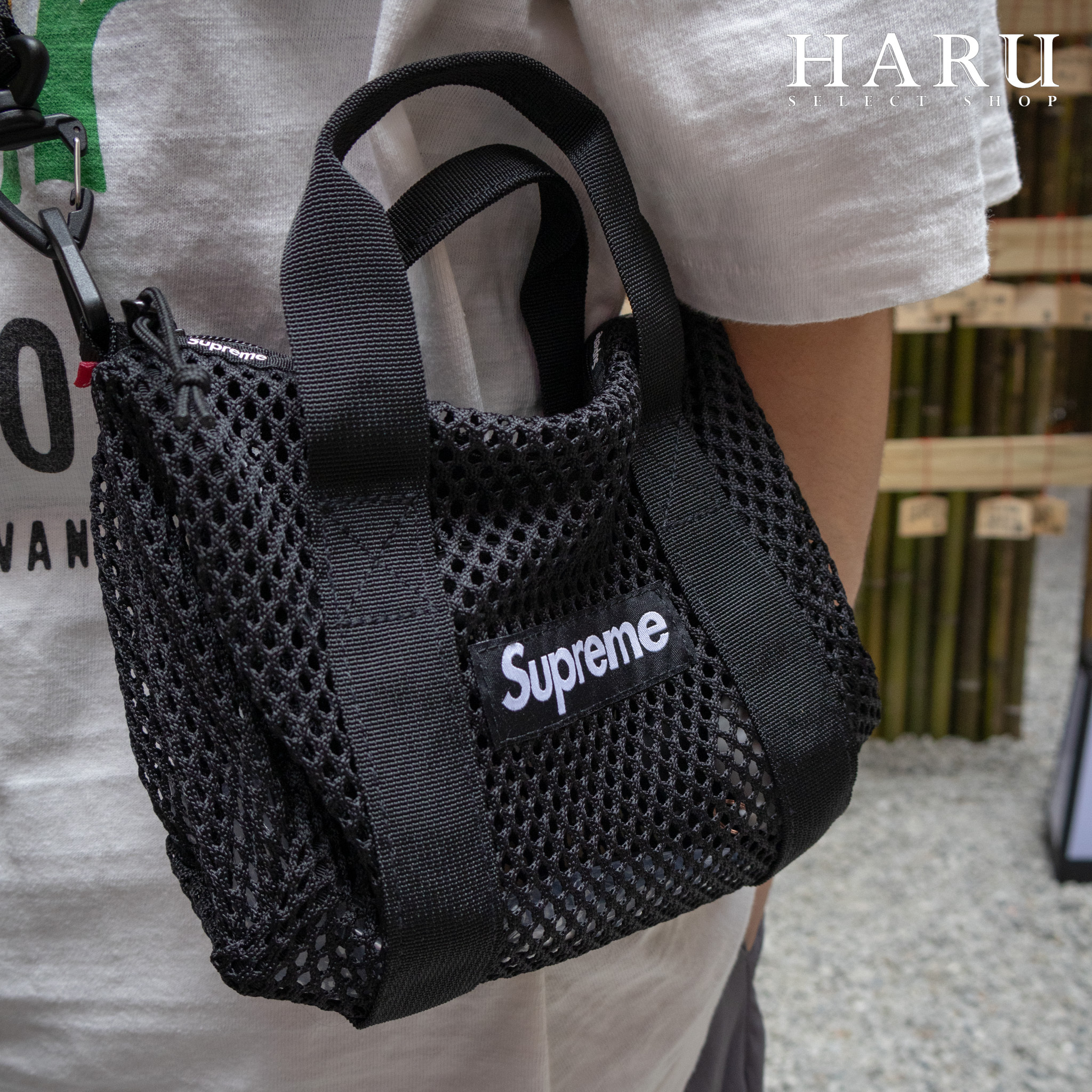 Supreme Mesh Mini Duffle Bag Green 