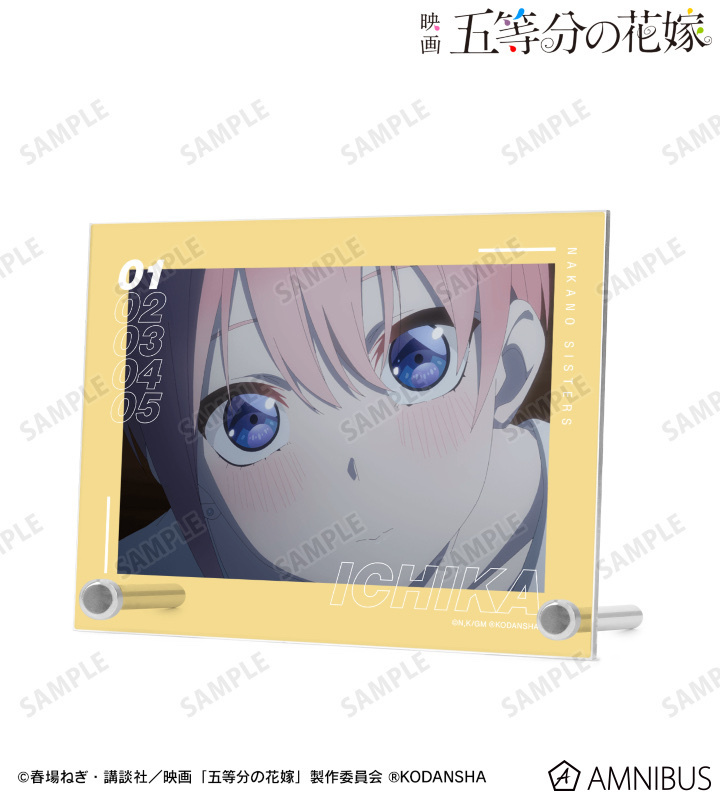 預訂2023/10月 五等分之花嫁 場面寫A6相架擺設