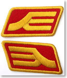 Cospa 1006 ジオン軍階級章ワッペン [機動戦士ガンダム] RED