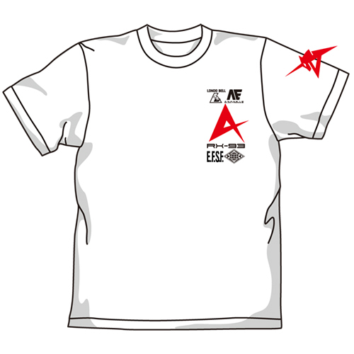 Cospa 0819 ｶﾞﾝﾀﾞﾑ　ν（ﾆｭｰ）ｶﾞﾝﾀﾞﾑＴｼｬﾂ　ﾎﾜｲﾄ WHITE