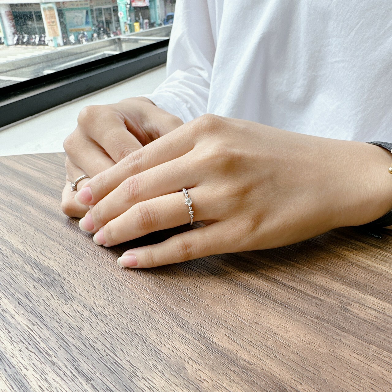 清透優雅 純銀戒指