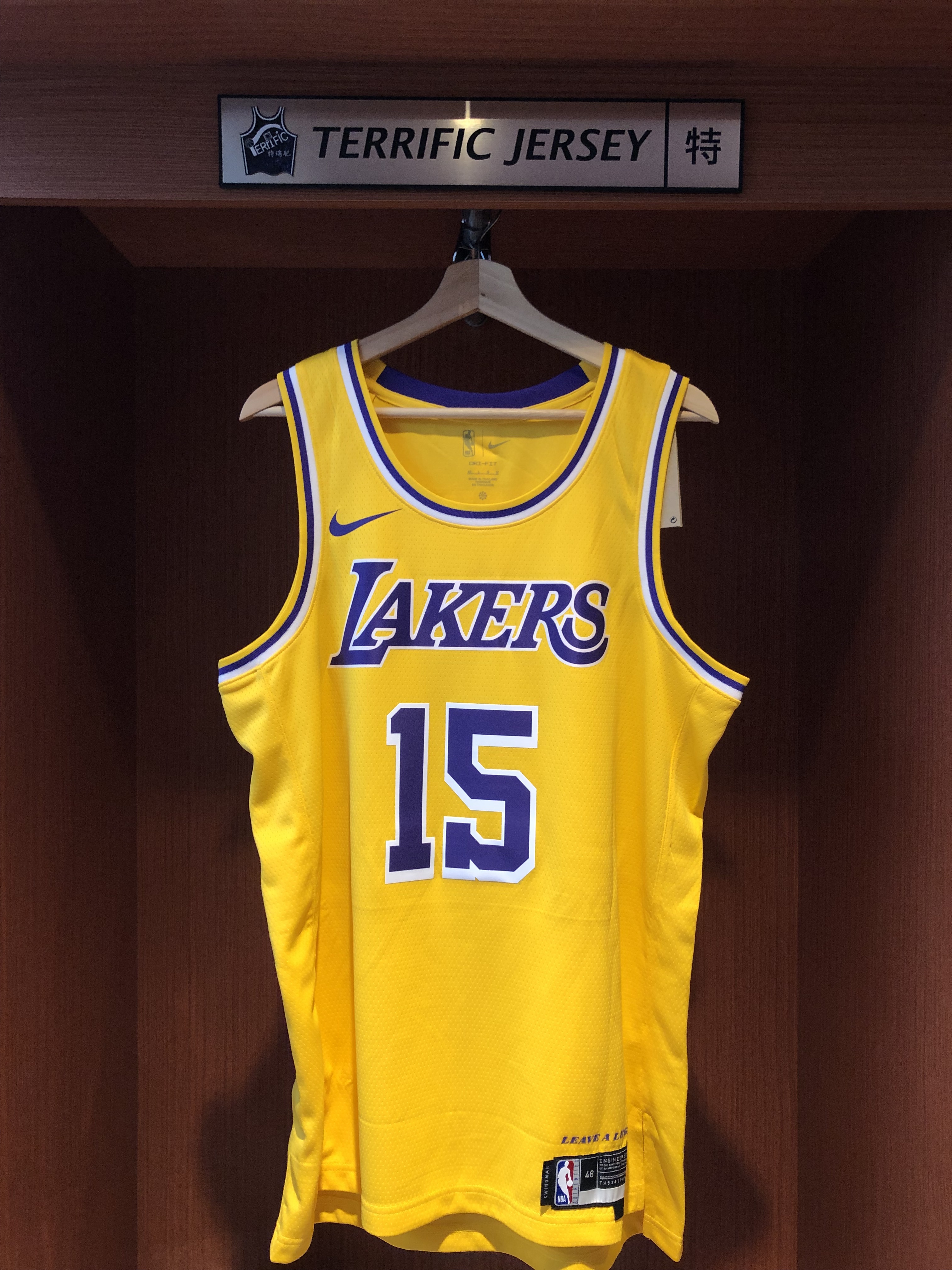 NBA球衣 Austin Reaves 洛杉磯湖人黃 Icon Nike Swingman 球迷版 熱轉印 全新