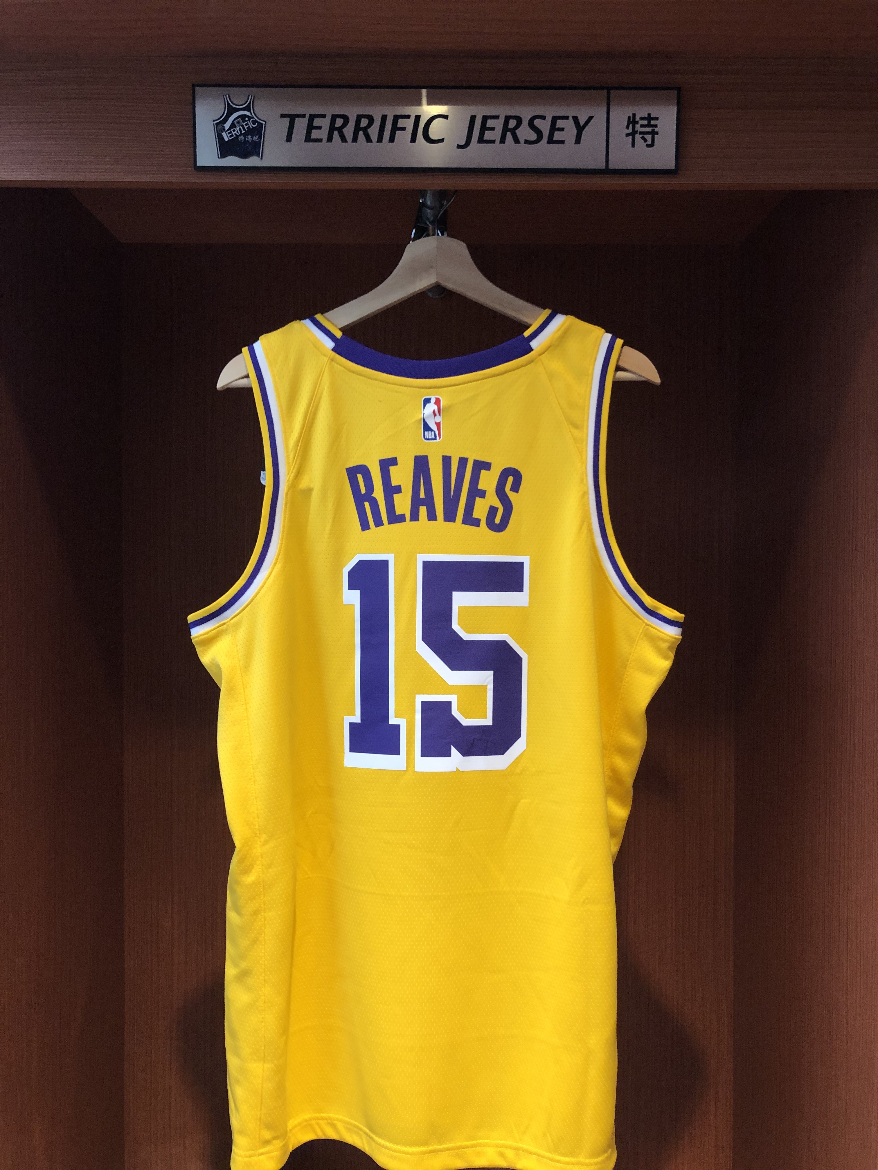 NBA球衣 Austin Reaves 洛杉磯湖人黃 Icon Nike Swingman 球迷版 熱轉印 全新