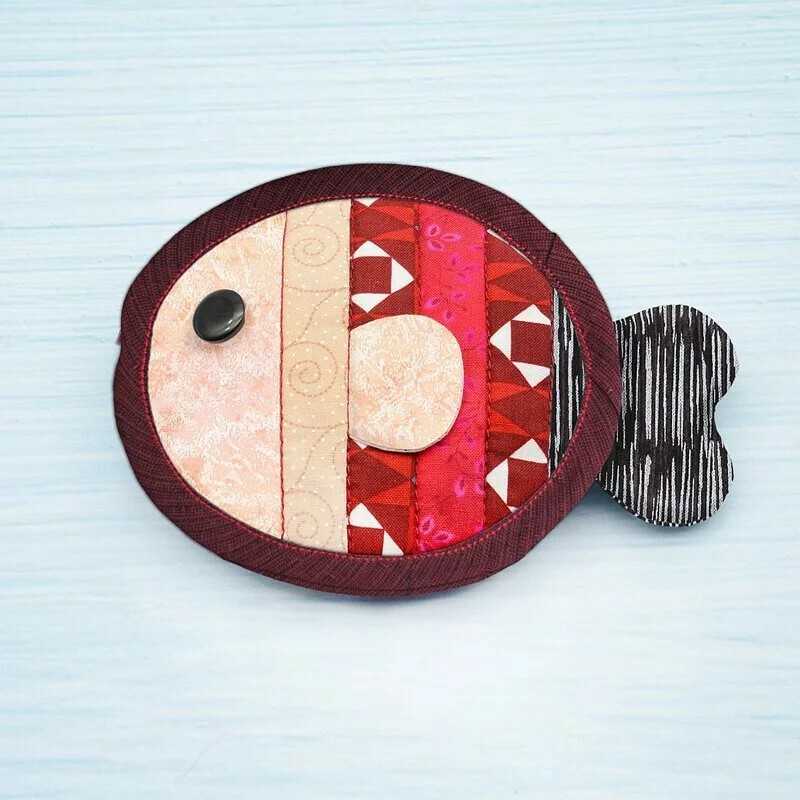 魚然自得零錢包（材料包｜附教學）