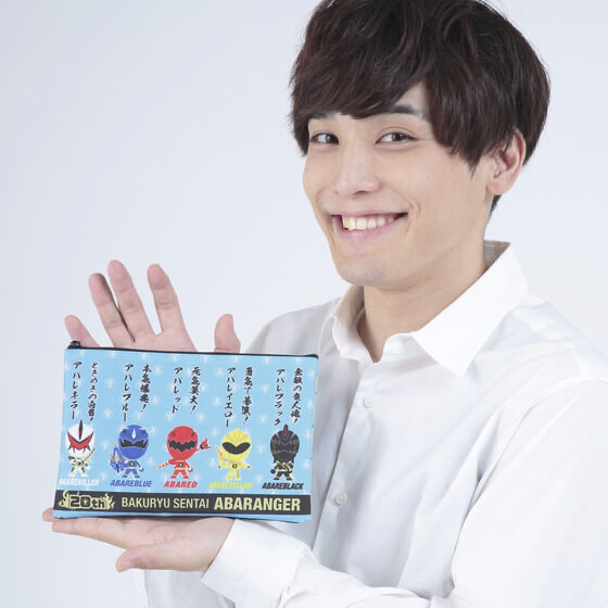 Pbandai 預訂2023/10月 爆竜戦隊アバレンジャー　デフォルメ　フラットポーチ 爆龍戰隊 拉鏈袋