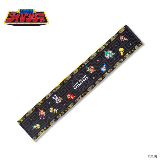 Pbandai 預訂2024/5月 五星戦隊ダイレンジャー　デフォルメ　マフラータオル 五星戰隊 長毛巾