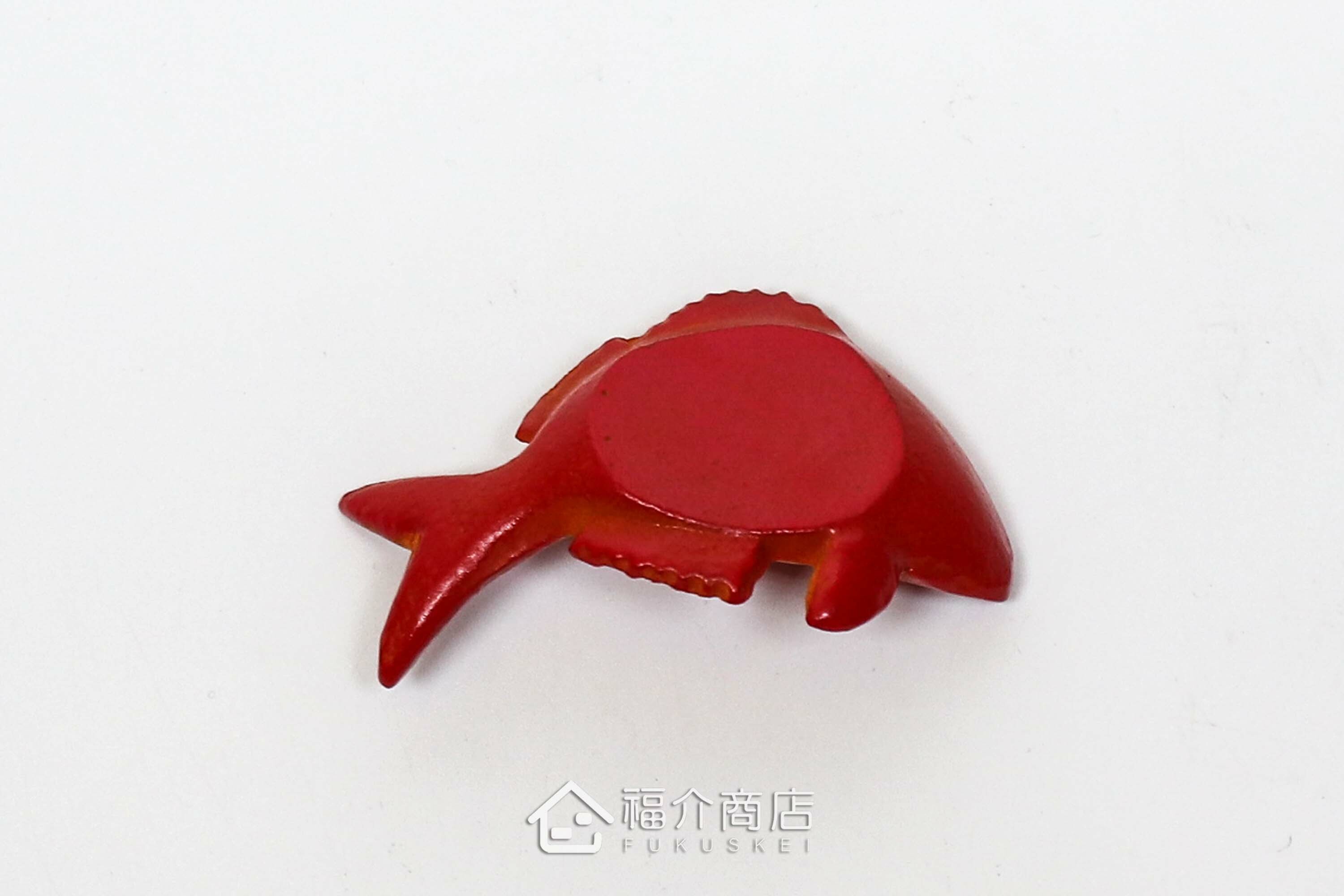 放置筷子用的紅色鯛魚造型筷架