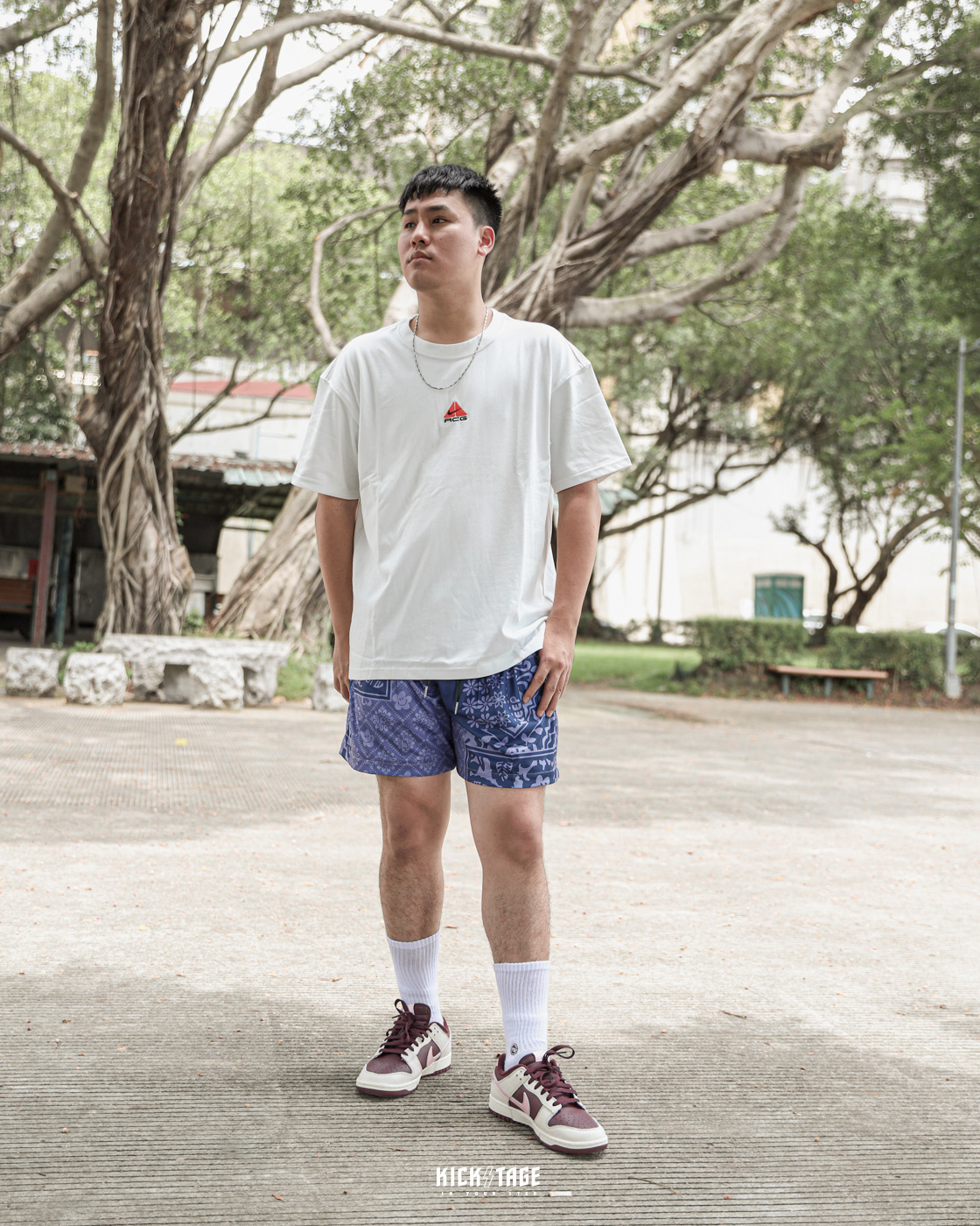 [5折售出無退換]#KEEP FLORAL PACK SHORTS 藍紫綠 漸層紫 剪紙窗花 撞色 內網眼 抽繩短褲 籃球褲 球褲 成人【KS166】ABshorts