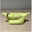 [S] LONGCHAMP LE PLIAGE CLUB COINS POUCH,LIGHT YELLOW, L3693619P33 (SLC221)