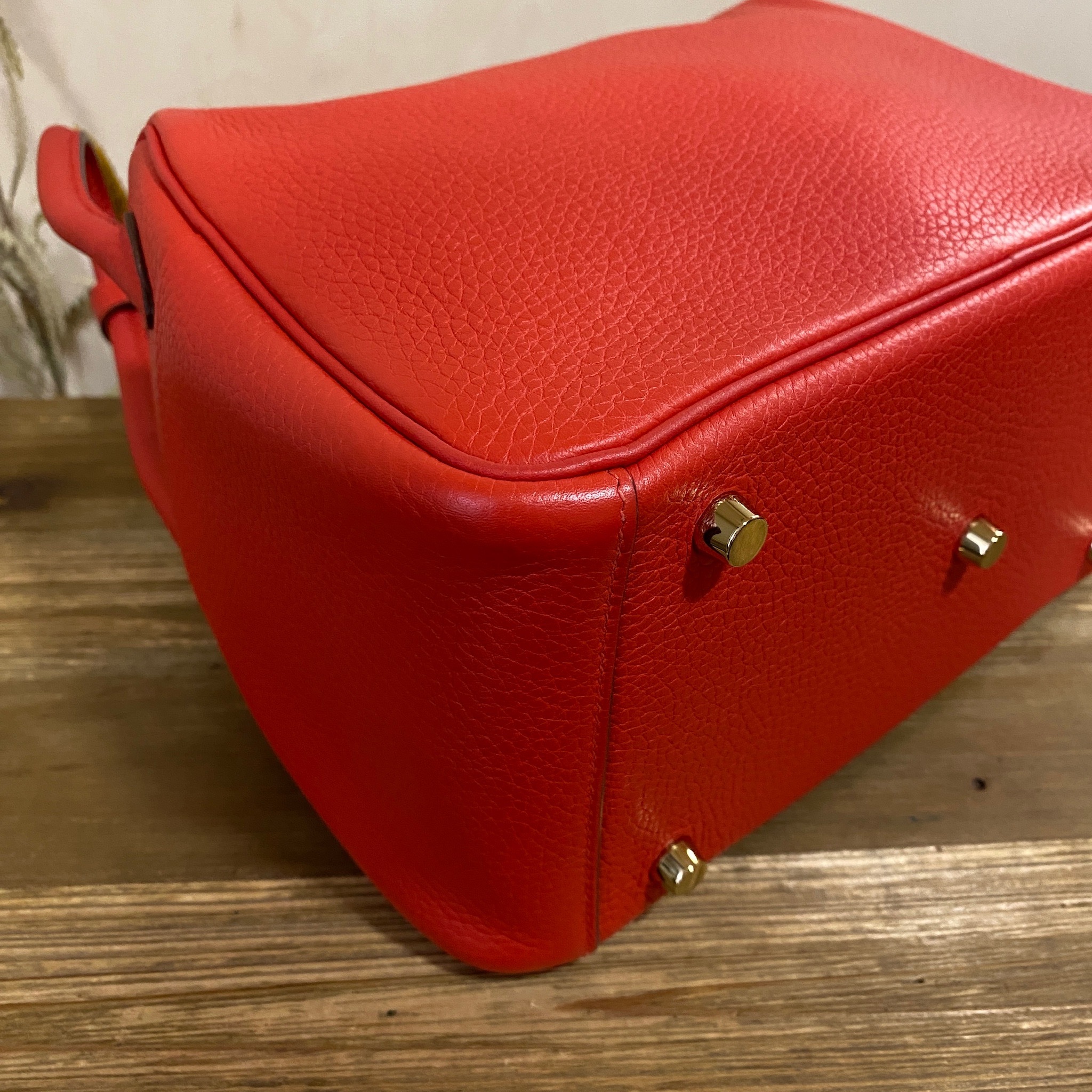 Hermes Lindy 26 Rouge Tomat Red Taurillon Clemence