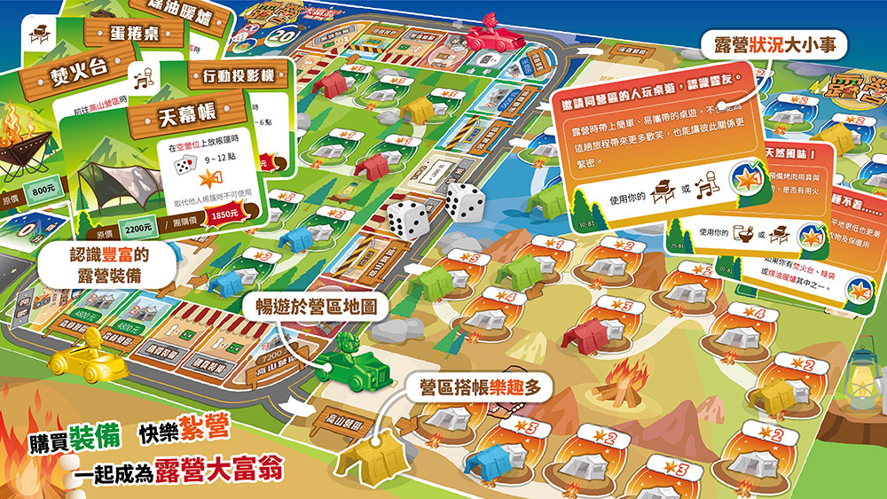 《 大富翁 》 露營大富翁